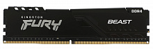 Память DDR4 8Gb 3200MHz Kingston KF432C16BB/8 Fury Beast Black RTL Gaming PC4-25600 CL16 DIMM 288-pin 1.35В single rank с радиатором Ret