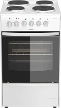 Плита Электрическая Darina 1B EM 341 406 W белый/черный эмаль (без крышки)