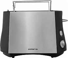 Тостер Polaris PET 0812A 800Вт черный/серебристый