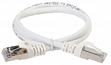 PC08-C5EF-05M - Коммутационный шнур (патч-корд) ITK, кат.5Е FTP, 0,5м, белый