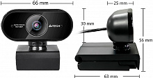 Камера Web A4Tech PK-930HA черный 2Mpix (1920x1080) USB2.0 с микрофоном